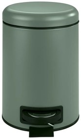 Zielony kosz łazienkowy Wenko Leman, 3 l