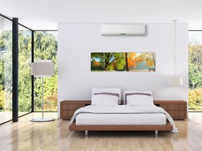 Obraz - Spokojny jesienny krajobraz (170x50 cm)