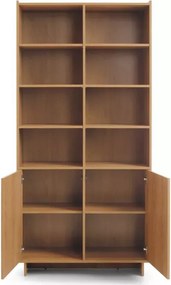 Regał słupek Vabres dąb karmel 98cm salon biuro skandynawski nowoczesny push to open
