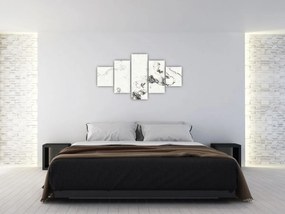 Obraz - Biały marmur (125x70 cm)