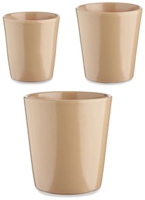 Zestaw doniczek ceramicznych CONICAL, 3 sztuki