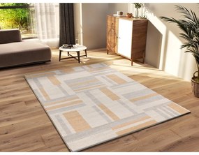 Jasnoszaro-kremowy dywan 160x230 cm Craft – Universal