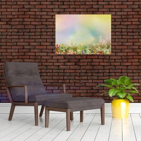 Obraz - Malowana łąka 2 (70x50 cm)
