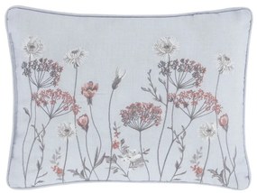 Różowo-szara poduszka Catherine Lansfield Meadowsweet Floral, 30x40 cm