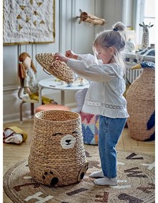 Okrągły dywan z juty w naturalnym kolorze ø 130 cm Dinne – Bloomingville Mini