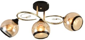 Nowoczesny żyrandol z trzema szklanymi kloszami - 4X V187 Z8-L07