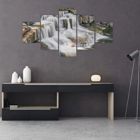 Obraz wodospadów (125x70 cm)