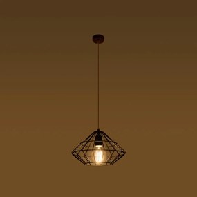 Lampa wisząca UMBERTO czarna SOLLUX  LIGHTING