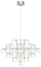 Lampa wisząca LED w kolorze srebra ø 80 cm Efesos – Markslöjd