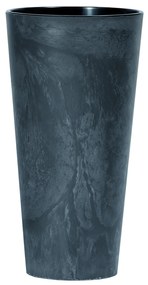 Donica ogrodowa Tubus Slim Beton Effect 29 cm beton PROSPERPLAST