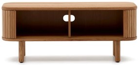 Szafka pod TV w dekorze jesionu w naturalnym kolorze 120x50x40 cm Mailen – Kave Home