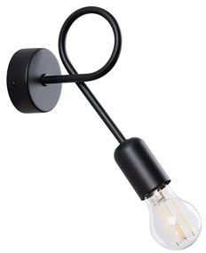 Kinkiet SUPEŁ czarny SOLLUX  LIGHTING