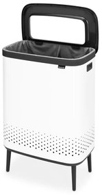 Biały metalowy kosz na pranie 90 l Bo Hi – Brabantia