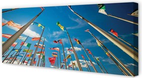 Obraz drukowany na płótnie Różnorodne Flagi