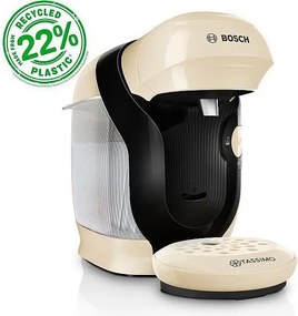 Ekspres do kawy wielonapojowy BOSCH TASSIMO T11 Style Wanilia 1400W z automatycznym czyszczeniem i zbiornikiem 0,7L