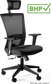 Ergonomiczne krzesło biurowe Ergonic, zgodne z normą BHP