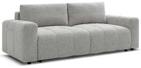 Jasnoszara rozkładana/ze schowkiem sofa 248 cm Arsene – Bobochic Paris