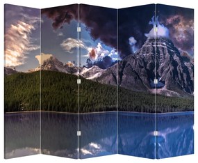 Parawan - Jezioro i góry (210x170 cm)