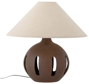 Kremowa lampa stołowa z tekstylnym kloszem (wysokość 40,5 cm) Liana – Bloomingville