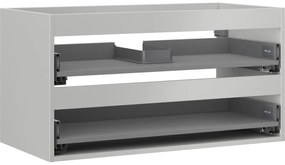 Mexen Box-A korpus szafki podumywalkowej 90 cm, 2 szuflady, szary mat - 91AX0-0900-470-2-62