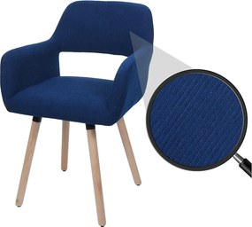 Krzesło do jadalni MCW-A50 II,  niebieskie