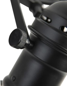 Industrialny reflektor czarny 2-światłowy z klapami - Movie