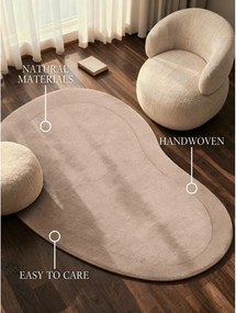 Beżowy dywan z mieszanki wełny tkany ręcznie 125x200 cm Kari Organic – Villeroy&amp;Boch