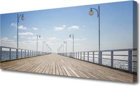 Obraz canvas Molo prowadzące w Nieznane