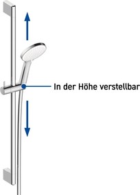 Duravit DuraVelez bateria prysznicowa podtynkowa z głowicą prysznicową