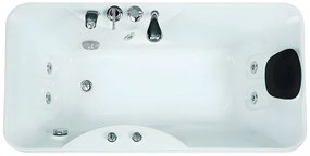 Wanna z hydromasażem GAVINO - 1-osobowa - 140L - 75*150*H65cm - Narożnik lewostronny