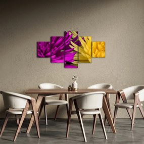 Obraz - szczegóły kwiatów (125x70 cm)
