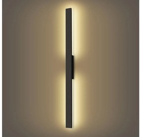 Brilagi - Zewnętrzny kinkiet LED LUNA LED/24W/230V 3000K IP65 czarny