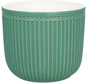 Zielona ceramiczna doniczka Green Gate Alice, ø 16 cm