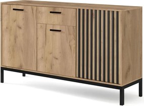 Komoda z ryflowanym frontem Lamino KM-1 Halmar