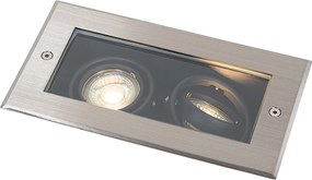 Nowoczesny klosz ogrodowy stalowy 2-światłowy regulowany IP65 - Oneon