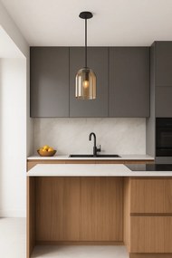 LAMPA WISZĄCA APP1704-1PC Amber