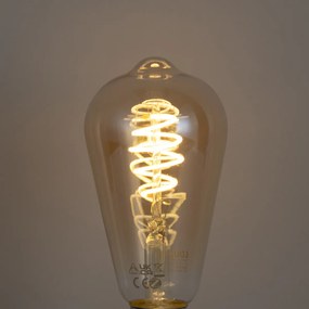 Zestaw 3 inteligentnych żarówek LED E27 z możliwością ściemniania ST64 4,9W 320 lm 2500K z Zigbee Smart Hub