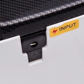 HOMCOM Samochód Dziecięcy Małe Elektryczne Rowerki Duże Elektryczne Rowerki Elektryczne Rowerki Na Urodziny SUV Z Pilotem Muzyką Kolor Biały Aosom PL