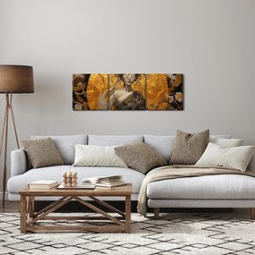 Obraz - Japonka (z zegarem) (90x30 cm)