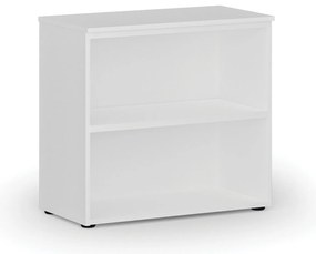 Regał biurowy PRIMO WHITE, 800 x 420 x 740 mm, biały