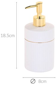 Dozownik do mydła w płynie SIMPLE, Ø 8,2 cm