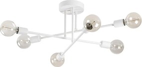 Biała lampa sufitowa 64x64 cm Flower – Opviq lights