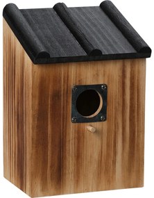 Budka lęgowa dla ptaków, drewniana, 19 cm