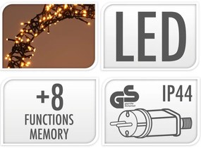 Ozdoba świąteczna 300 LED, warm white, Ø 38 cm