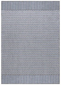 Dywan zewnętrzny Sunny wzór szaro - niebieski 80 cm x 250 cm
