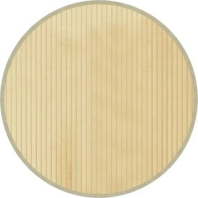 Bambusowy okrągły dywan naturalny 60 cm F6-N05