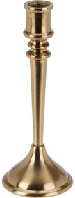 Świecznik ozdobny 8x8x22 cm, złoty, 22 cm