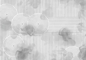 Fototapeta - Beton z kołami (196x136 cm)