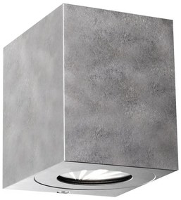 Nordlux - Zewnętrzny kinkiet LED CANTO 2xLED/6W/230V IP44 srebrny