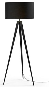 Czarna lampa stojąca La Forma Uzagi